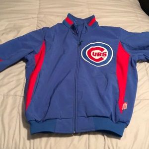 Cubs baseball warm up jacket